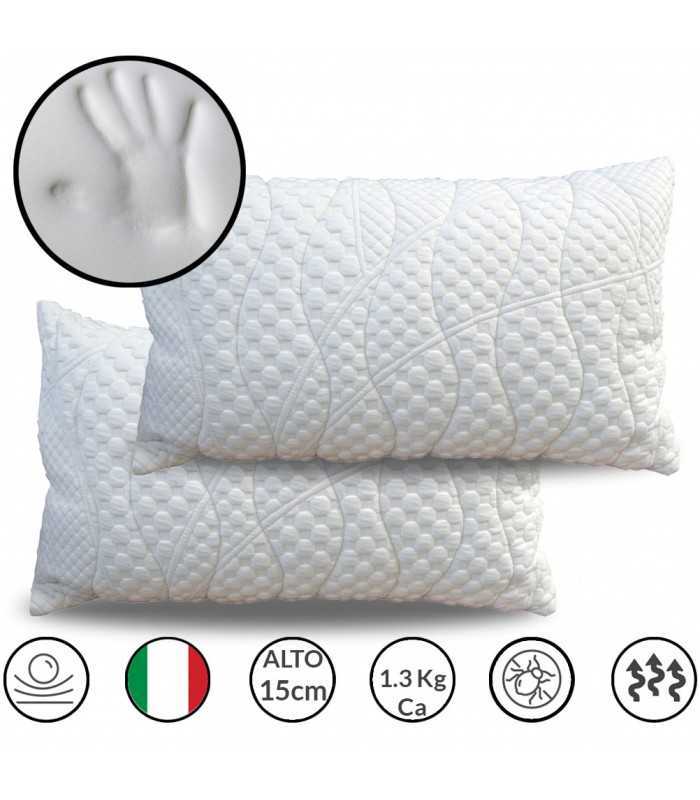 Materasso 80x190 Pronta consegna, 800 molle insacchettate e Memory, cuscini e tessuto imbottito – DETRAIBILE H24  - MED3.1