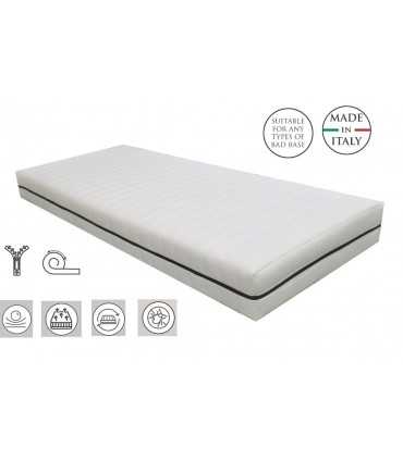 Materasso alto 20 cm ortopedico anatomico antiacaro anallergico - RITMO