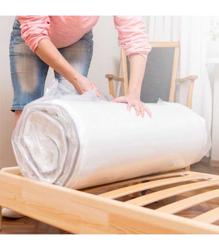 Materasso DETRAIBILE come DISPOSITIVO MEDICO alto 20 cm ortopedico anatomico AirPur® e Memory foam MEMORY NATURE