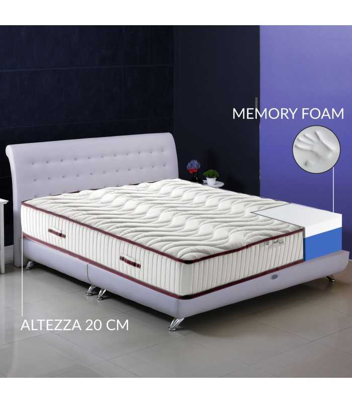 Materasso detraibile in memory foam